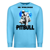 Ocean Blue merch mr worldwide pit bull Premium Sweatshirt - artisFamous