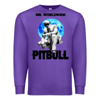 Purple merch mr worldwide pit bull Premium Sweatshirt - artisFamous