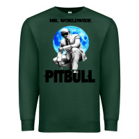 Sports Green merch mr worldwide pit bull Premium Sweatshirt - artisFamous