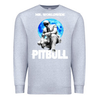 Heather Grey merch mr worldwide pit bull Premium Sweatshirt - artisFamous