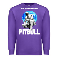 Purple merch mr worldwide pit bull Premium Sweatshirt - artisFamous