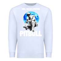 White merch mr worldwide pit bull Premium Sweatshirt - artisFamous