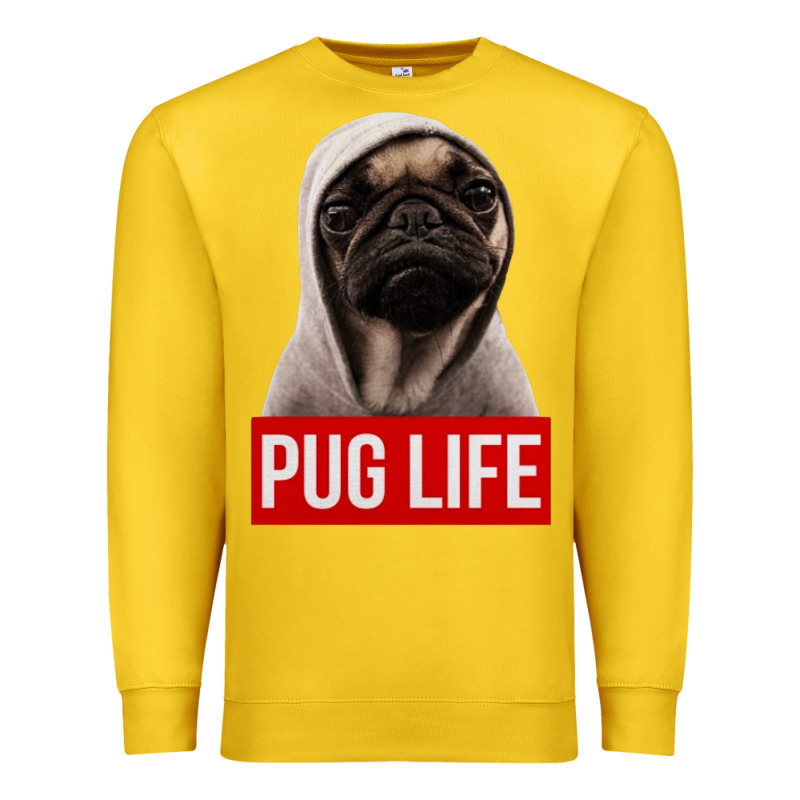Pug Life Premium Sweatshirt by artisFamous | Teevron