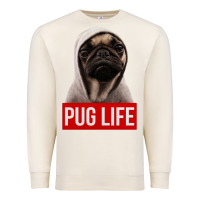 Sandshell pug life Premium Sweatshirt - artisFamous