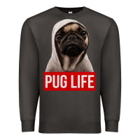 Smoke pug life Premium Sweatshirt - artisFamous