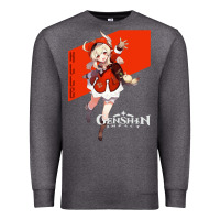 Charcoal Heather Genshin Impact Klee Premium Sweatshirt - artisFamous