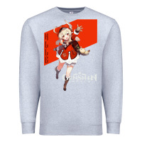 Heather Grey Genshin Impact Klee Premium Sweatshirt - artisFamous