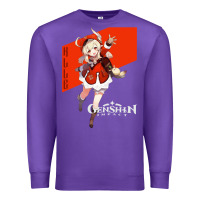 Purple Genshin Impact Klee Premium Sweatshirt - artisFamous