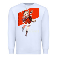 White Genshin Impact Klee Premium Sweatshirt - artisFamous