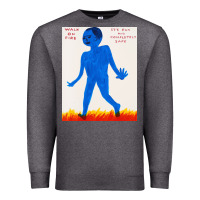 Charcoal Heather walk davids on fire Premium Sweatshirt - artisFamous