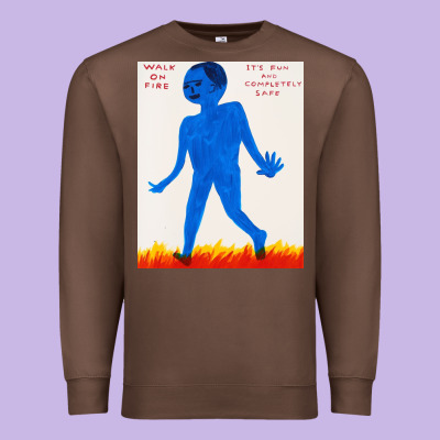 Walk Davids On Fire Premium Sweatshirt Designed By Artisfamous