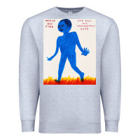 Heather Grey walk davids on fire Premium Sweatshirt - artisFamous