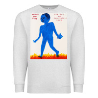 Oatmeal Heather walk davids on fire Premium Sweatshirt - artisFamous