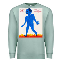 Seafoam walk davids on fire Premium Sweatshirt - artisFamous