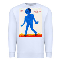 White walk davids on fire Premium Sweatshirt - artisFamous