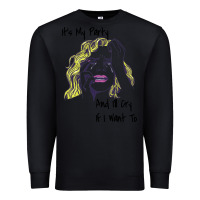Black It's My Party And I'll Cry If I Want To happy christmas Premium Sweatshirt - artisFamous