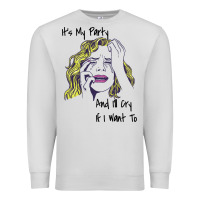 Dove Grey It's My Party And I'll Cry If I Want To happy christmas Premium Sweatshirt - artisFamous