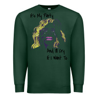 Sports Green It's My Party And I'll Cry If I Want To happy christmas Premium Sweatshirt - artisFamous