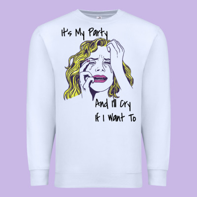 It's My Party And I'll Cry If I Want To Happy Christmas Premium Sweatshirt Designed By Artisfamous