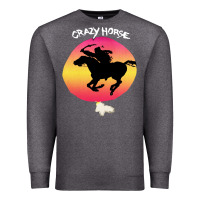 Charcoal Heather neil crazy horse Premium Sweatshirt - artisFamous