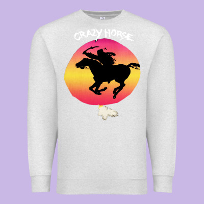 Neil Crazy Horse Premium Sweatshirt Designed By Artisfamous