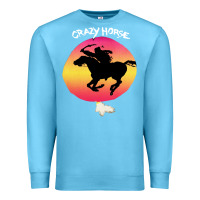 Ocean Blue neil crazy horse Premium Sweatshirt - artisFamous