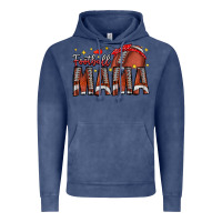 Vintage Denim football mama Vintage Hoodie - CowhideDigitalArt