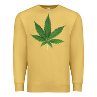Antique Gold Weed leaf Premium Sweatshirt - artisFamous