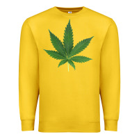 Lemon Weed leaf Premium Sweatshirt - artisFamous