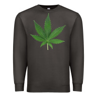 Smoke Weed leaf Premium Sweatshirt - artisFamous