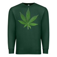 Sports Green Weed leaf Premium Sweatshirt - artisFamous