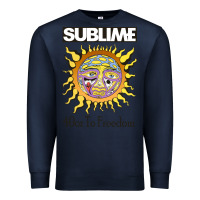 Navy sunflower sublime 40oz to freedom Premium Sweatshirt - artisFamous
