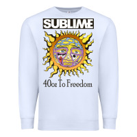 White sunflower sublime 40oz to freedom Premium Sweatshirt - artisFamous