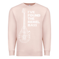 Pale Pink rebel bass Premium Sweatshirt - artisFamous