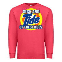 Cardinal sick and tide of these hoes Premium Sweatshirt - artisFamous