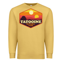 Antique Gold tatooine national park Premium Sweatshirt - artisFamous