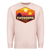 Pale Pink tatooine national park Premium Sweatshirt - artisFamous