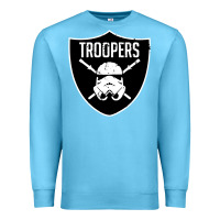 Ocean Blue troopers Premium Sweatshirt - artisFamous