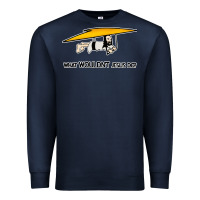Navy what wouldnt jesus do Premium Sweatshirt - artisFamous