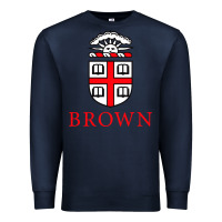 Navy brown university Premium Sweatshirt - artisFamous