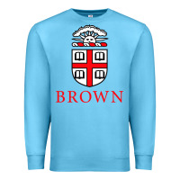 Ocean Blue brown university Premium Sweatshirt - artisFamous
