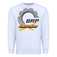 White brp ski doo Premium Sweatshirt - artisFamous