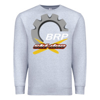 Heather Grey brp ski doo Premium Sweatshirt - artisFamous
