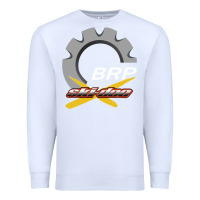 White brp ski doo Premium Sweatshirt - artisFamous