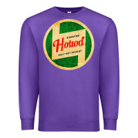 Purple hot rod built not bought Premium Sweatshirt - artisFamous