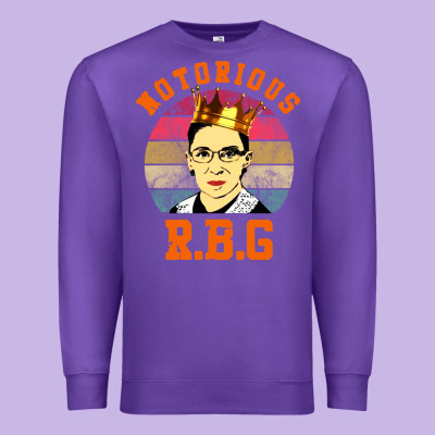 Rbg Premium Sweatshirt Designed By Artisfamous