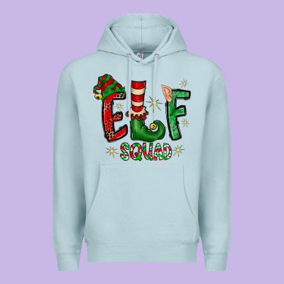 Elf Squad Premium Hoodie Designed By Cowhidedigitalart