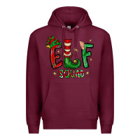 Burgundy Elf Squad Premium Hoodie - CowhideDigitalArt