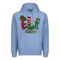 Colony Blue Elf Squad Premium Hoodie - CowhideDigitalArt