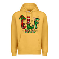 Mustard Elf Squad Premium Hoodie - CowhideDigitalArt